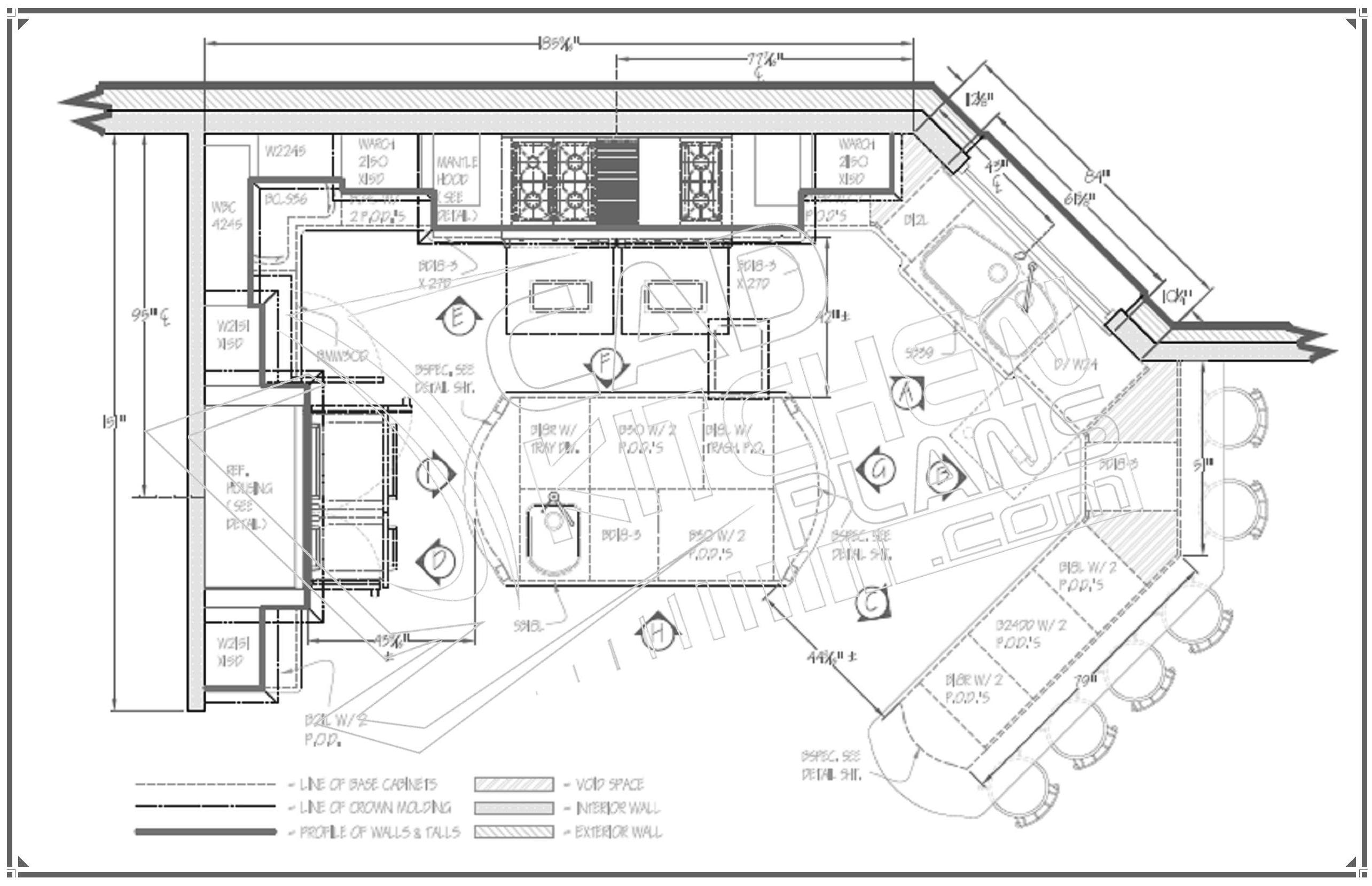 15 Amazing Kitchen Layout Floor Plans Home Plans & Blueprints